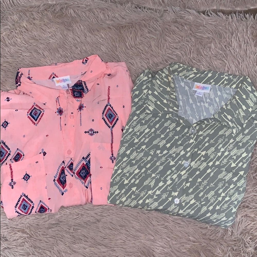 2 Lularoe Amy Tops